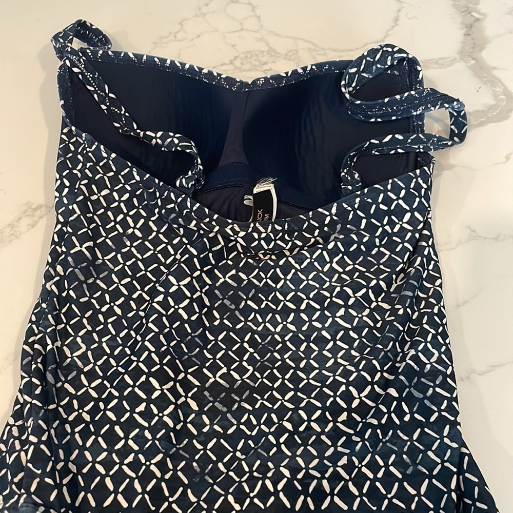 Niptuck Blue and White one piece swimsuit - Picture 4 of 6